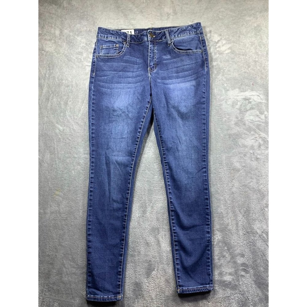 Authentic American Heritage Blue Skinny Jegging Size 17 (871)